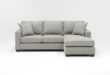 Egan II Cement Sofa W/Reversible Chaise | Living Spaces | Muebles .
