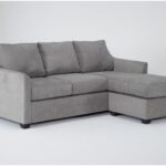 Porthos Vintage 80" Queen Sleeper Sofa With Reversible Chaise .