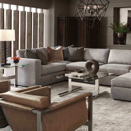 Sectional | Bernhardt Stafford | Industrial chic living room .