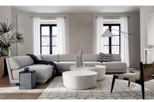 Familia Grey 3-Piece Sectional | CB2 | Coffee table rectangle .