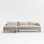 Monahan 2-Piece Left Arm Chaise Sectional Sofa + Reviews | Crate .