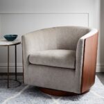 Luther Swivel Chair | Swivel chair living room, Leather lounge .