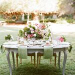 Romantic English garden wedding inspiration - 100 Layer Cake .