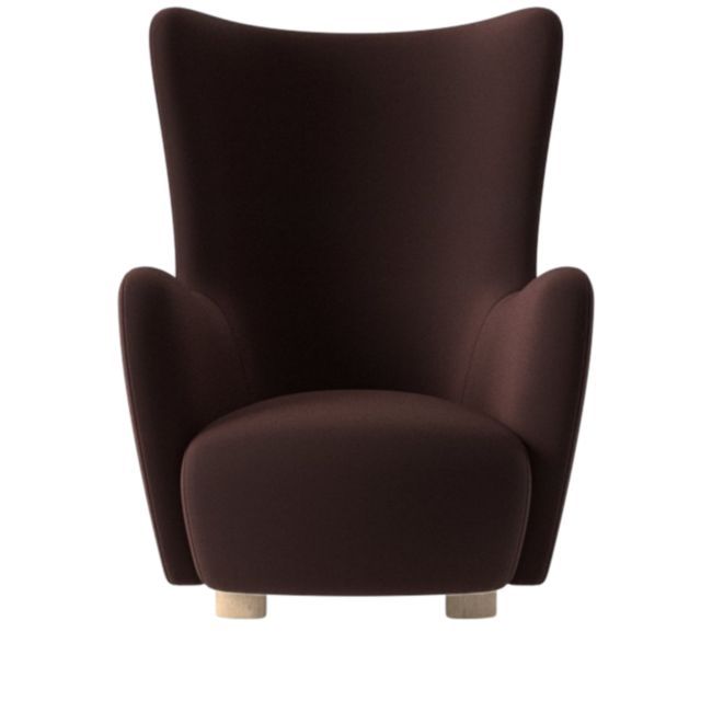 Bozzi Chair Luca Espresso + Reviews | CB2 in 2023 | Classic wing .