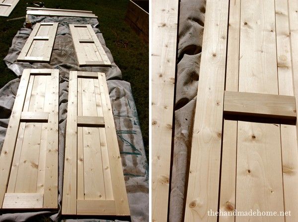 how to build shutters (diy shutters)the handmade home | Diy .