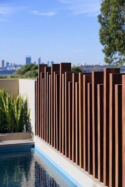 Top 70 Best Wooden Fence Ideas - Exterior Backyard Designs .