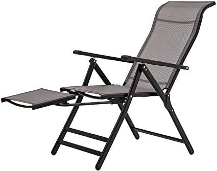 Adjustable Folding Mesh Zero Gravity Reclining Lounge Chair with .