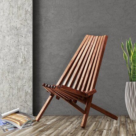 Loon Peak® Coulombe Folding Outdoor Patio Chair | Wayfair .