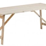 Wooden Folding Table with folding wooden legs. The tables are .