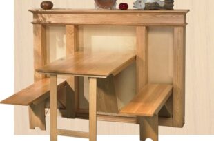 Fold Down Table Wall Unit … | Diy kitchen table, Kitchen table .