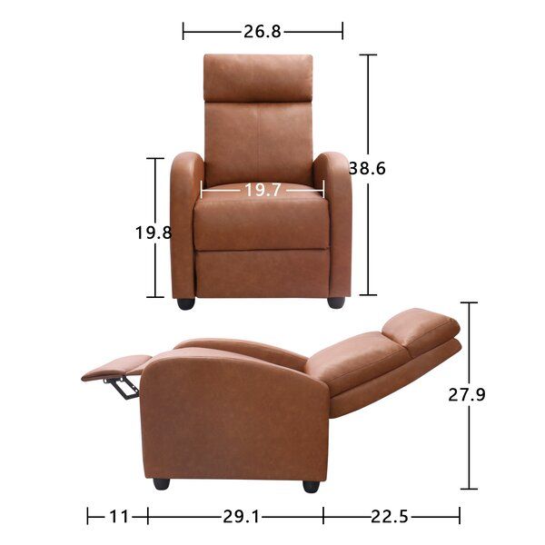 Red Barrel Studio Massage Chair | Wayfair | Recliner, Leather .