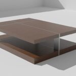 modern coffee table 3D model | CGTrad