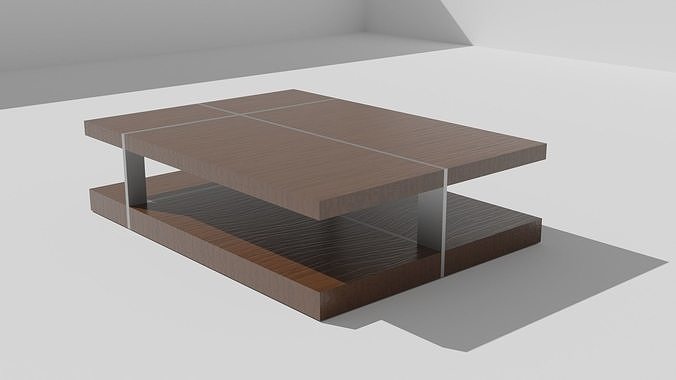 modern coffee table 3D model | CGTrad