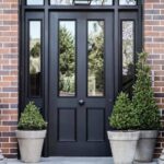 22 Stunning Black Front Door Inspirations - thetarnishedjewelblog .
