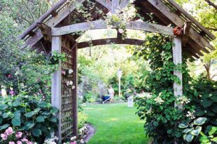 Distinctive Outdoor Structures | Garden archway, Garden entrance .