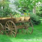 Yard Decor Ideas | Horse Drawn Wagon Planter | Rustic yard decor .