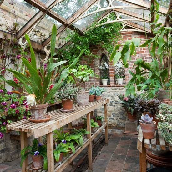 Stylish And Inspiring Garden Greenhouses