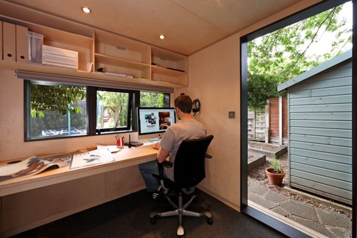 Contemporary Garden Office | in.it.studios | Archinect | Cabin .