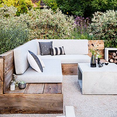 Trendy And Cozy Garden Sofa