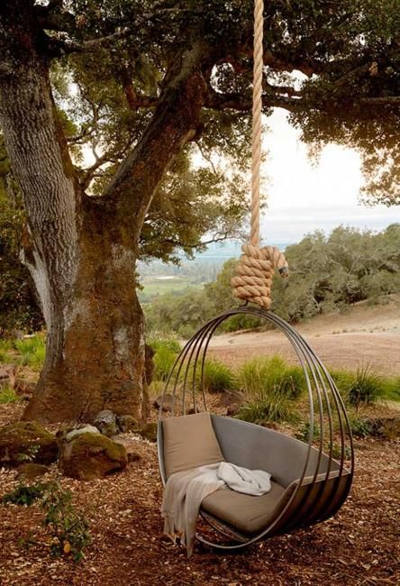 Playful Garden Furniture, Swings Adding Fun to Backyard .
