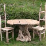 Driftwood Dining Table,Driftwood Patio,Rustic Table,4 Seater .