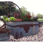 Another example of a water trough planter. Description from .