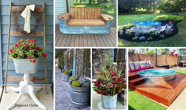 15 Cool DIY Galvanized Tubs Ideas For Your Backyard - The ART in .