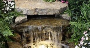 14 Awesome Small Pond Waterfall Ideas! | OutsideModern .