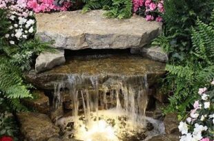 14 Awesome Small Pond Waterfall Ideas! | OutsideModern .