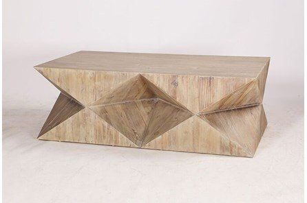 Geo Faceted Coffee Table | Coffee table, Cool coffee tables .