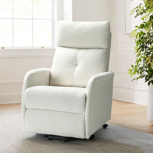 Gina Mid-century Power Remote Recliner With Metal Base | Artful .