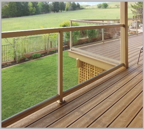 Glass Panel Deck Railing Price | ... glass railing system is a .