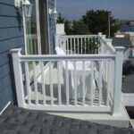 Deck railing structural post | Deck railings, Deck railing design .