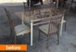 Before & After: Patio Table Gets Rustic Chic Makeover | Dining .