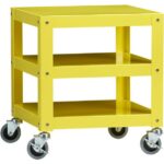 go-cart yellow rolling table - C