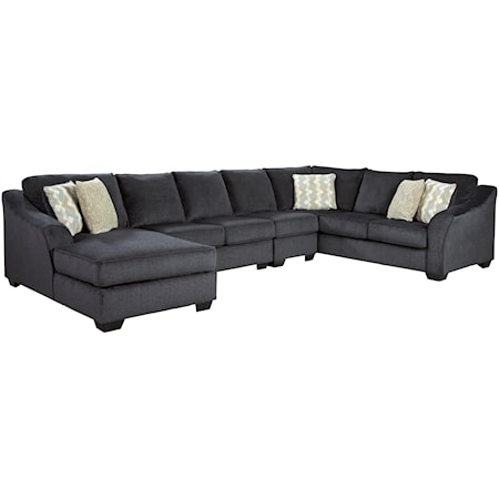 Signature Design by Ashley Eltmann 41303S7 4-Piece Sectional with .