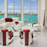 Grace Sofa meets Aviator Chairs - Modern - Living Room - Miami .