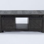 Grant Ii Lift-Top Storage Coffee Table With Wheels | Coffee table .