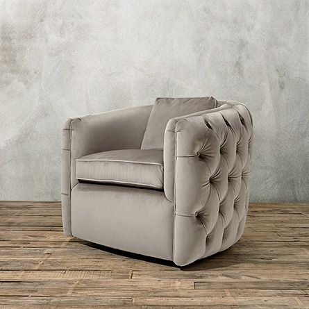 Arhaus armchair | Upholstered swivel chairs, Patio chair cushions .
