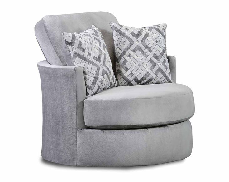 Sharpei Dove Swivel Chair | American Freight (Sears Outlet) | Grey .
