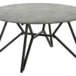 Hadi Cement And Gunmetal Coffee Table in 2023 | Coffee and end .