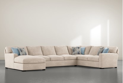 Mercer Foam IV 3 Piece Sectional With Left Arm Facing Chaise .
