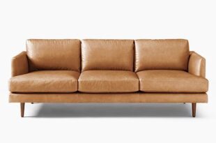 Haven Loft Leather Sofa (76"–86") | Leather loft, Leather sofa, So