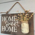 Home Sweet Home Wood Sign Japandi Front Door Sign Decor Home .