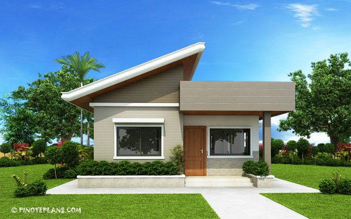 Two Bedroom Small House Design (SHD-2017030) | Pinoy ePlans .