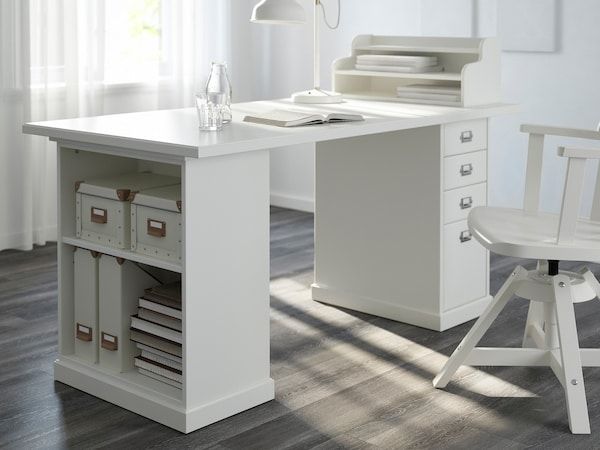 KLIMPEN Table, light gray gray, 118 1/8x29 1/2" - IKEA | Produtos .