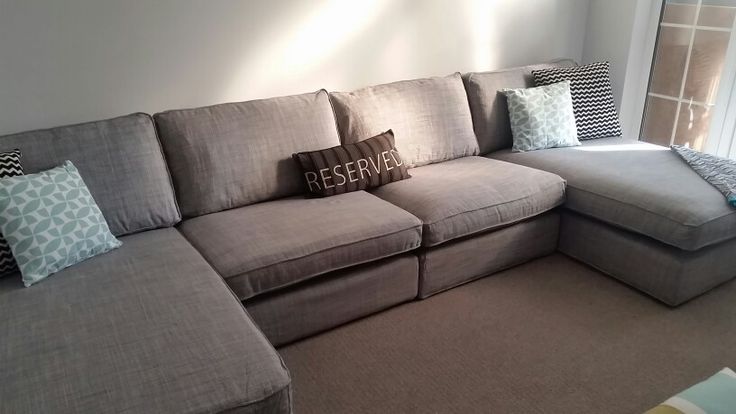 Ikea kivik sofa grey | Snug room, Living room inspiration, Home .