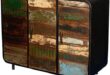 Rustic Solid Reclaimed Wooden Modern Antique Handmade Sideboard .