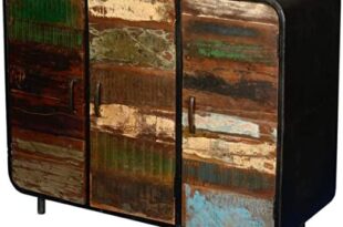 Rustic Solid Reclaimed Wooden Modern Antique Handmade Sideboard .