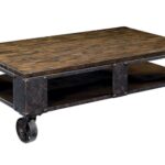 Mountainier Storage Coffee Table With Wheels | Coffee table .